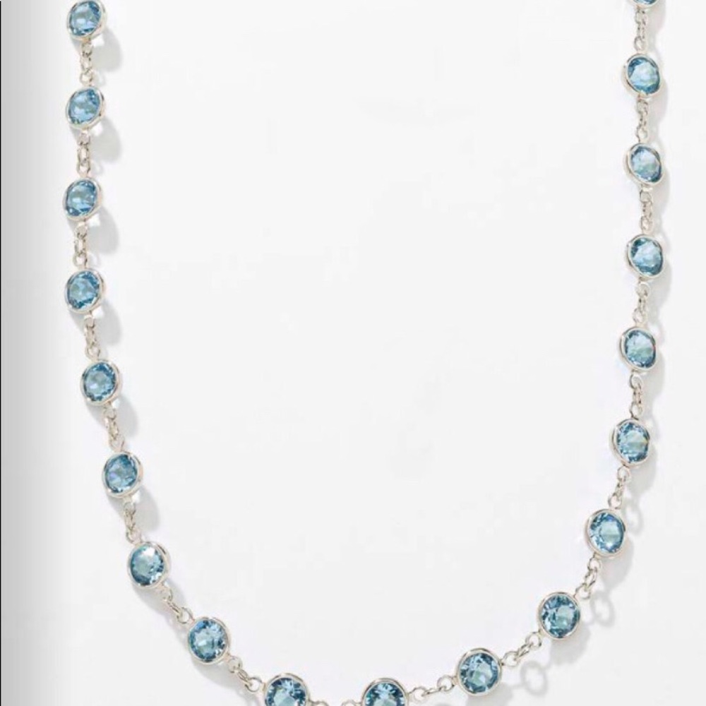 Touchstone Crystal by Swarovski new Chanelle in Aqua Ignite endless chain